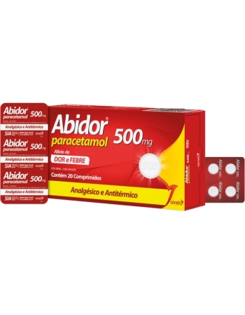 ABIDOR 500 MG 20 CP (PARACETAMOL)