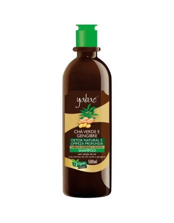 SHAMPOO CHA VERDE GENGIBRE YABAE 500ML