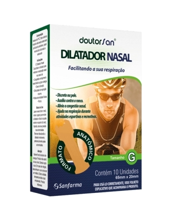 DILATADOR NASAL MASCULINO G DOUTORSAN 10 UND
