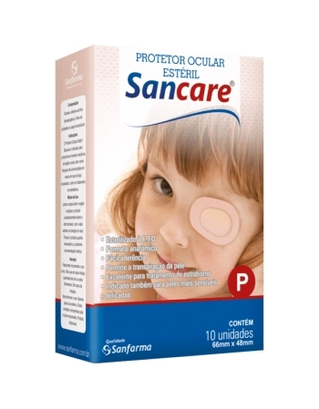 PROTETOR OCULAR ESTERIL SANCARE P 10 UND