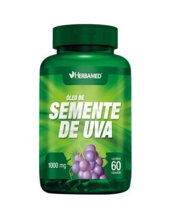 OLEO DE SEMENTE DE UVA 1000 MG 60 CAPS