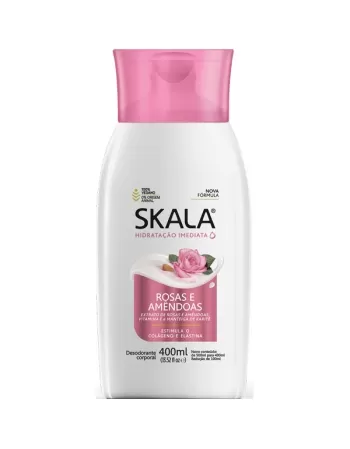 SKALA HIDRATANTE CORPORAL ROSAS E AMENDOAS 400ML