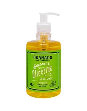 GRANADO SAB LIQ GLICERINA ERVA DOCE 300ML PUMP