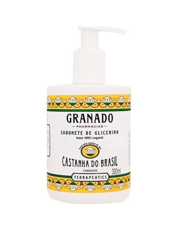 GRANADO SAB LIQ GLICERINA CASTANHA BRASIL 300ML PUMP