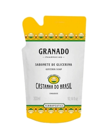 GRANADO SAB LIQ GLICERINA CASTANHA BRASIL 300ML REFIL