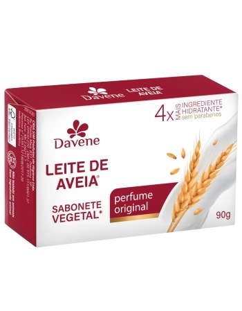 LEITE DE AVEIA SABONETE VEGETAL CLASSICO 90G