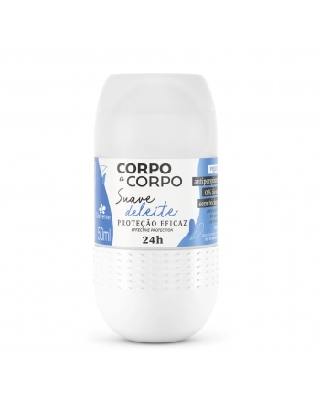 CORPO A CORPO DESODORANTE ANTIPERSPIRANTE ROLL ON SUAVE 50ML