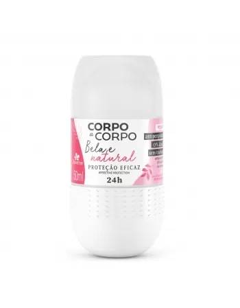 CORPO A CORPO DESODORANTE ANTIPERSPIRANTE ROLL ON NATURAL 50ML