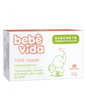 BEBE VIDA SABONETE VEGETAL 90G