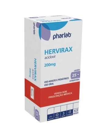 HERVIRAX 200 MG 25 CPR