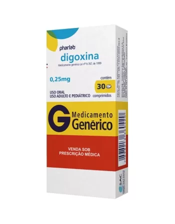 DIGOXINA 0,25 MG 30 CPR - GENÉRICO