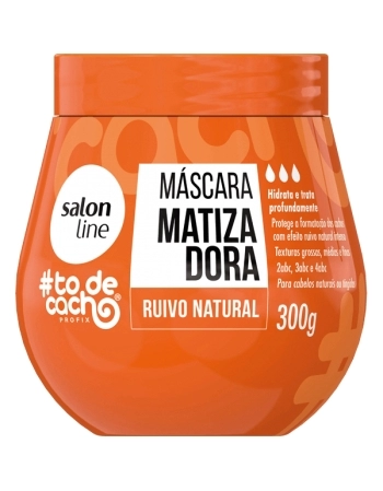 MASCARA MATIZADORA RUIVO NATURAL TODECACHO 300 GR