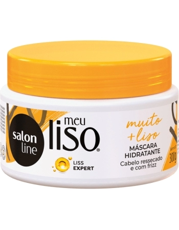 MEU LISO MASCARA HIDRATANTE MUITO + LISO 300GR SALON LINE