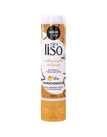 MEU LISO CONDICIONADOR RESTAURACAO INTENSA 300ML SALON LINE