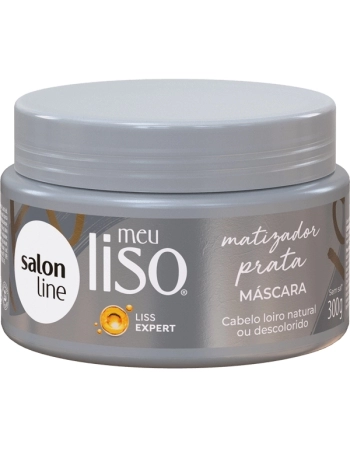 MÁSCARA MEU LISO MATIZADOR PRATA 300G SALON LINE