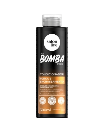 CONDICIONADOR SOS BOMBA FORÇA E ENGROSSAMENTO 300ML SALON LINE