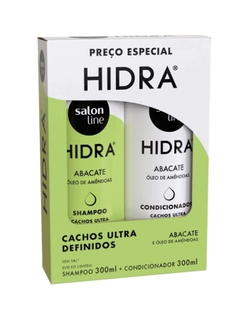 KIT SHAMPOO E CONDICIONADOR HIDRA CACHOS ULTRA DEFINIDOS 300ML