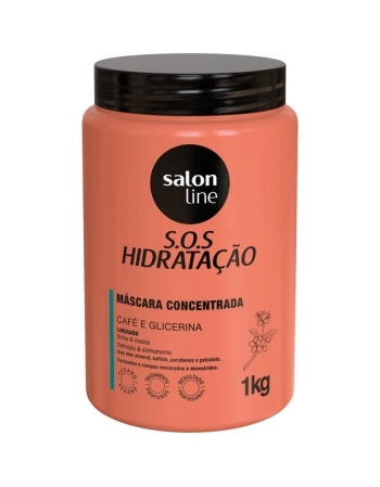 MÁSCARA SOS HIDRATAÇÃO CAFÉ E GLICERINA 1KG