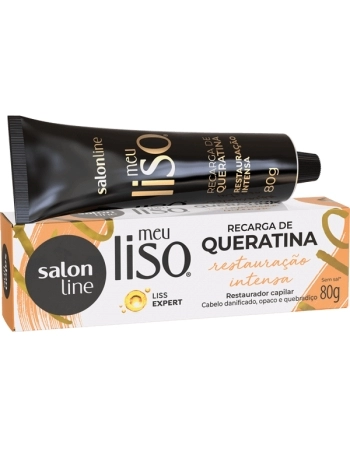 CREME MEU LISO RECARGA DE QUERATINA 80GR