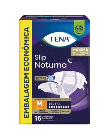 FRALDA TENA SLIP NOTURNA M 16 UND