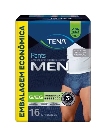 ROUPA INTIMA TENA PANTS MEN G/EG 16UND