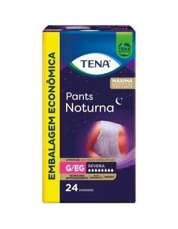 ROUPA INTIMA TENA PANTS NOTURNA G/EG 24 UND