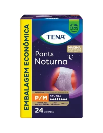 ROUPA INTIMA TENA PANTS NOTURNA P/M 24 UND