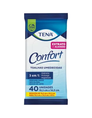 TOALHA TENA CONFORT 40UND