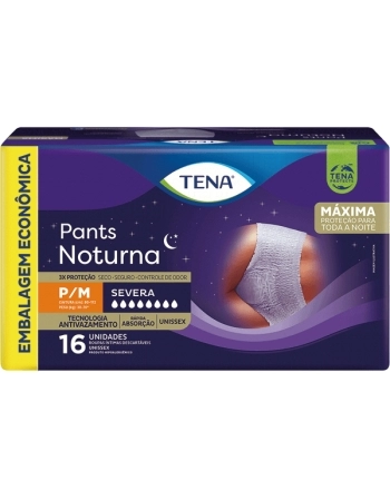 ROUPA INTIMA TENA PANTS NOTURNA P/M 16UND ESSITY