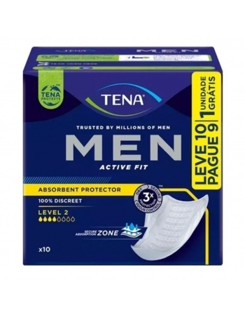 ABSORVENTE TENA MEN LV 10 PG 9