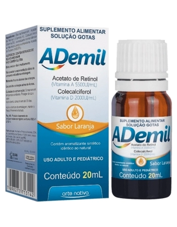 ADEMIL GTS 20ML LARANJA ( VIT A 5500/VIT D 2000UI)