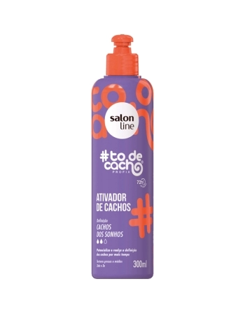 ATIVADOR DE CACHOS TODECACHOS CACHOS DOS SONHOS 300ML SALON LINE