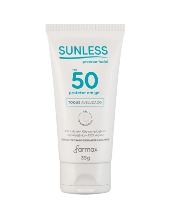 SUNLESS PROT SOL FACIAL FPS 50 GEL TRANSLUCIDO
