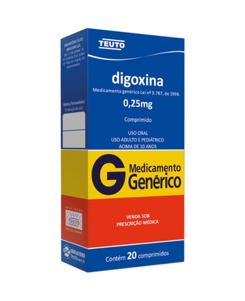 G.DIGOXINA 0,25 MG 20 CPR
