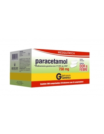 G.PARACETAMOL 750MG 20BLIST 200CPR