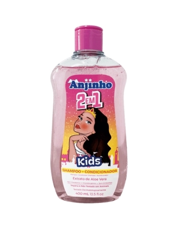 ANJINHO KIDS SHAMPOO+CONDICIONADOR ROSA 400ML PARENTEX
