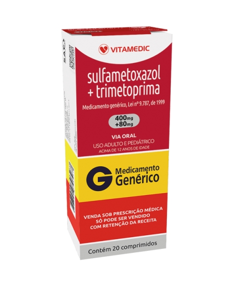 G.SULFAMETOXAZOL+TRIMETOPRIMA 400+80 MG 20 CPR