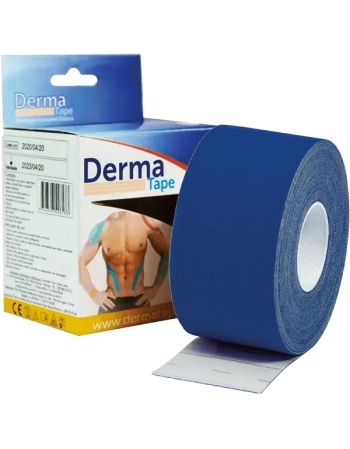 BANDAGEM ELASTICA DERMATAPE 5MX5CM AZUL