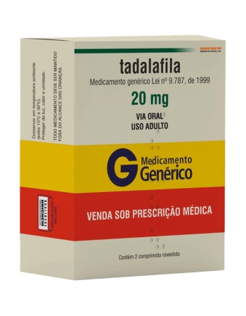 G.TADALAFILA 20 MG 2 CPR VER