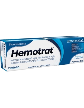 HEMOTRAT POMADA 25GR 6 APLIC PHARMASCIENCE