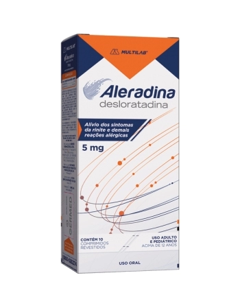 ALERADINA 5 MG 10 CPR REV