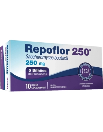 REPOFLOR 250MG 10 CAPS DURAS