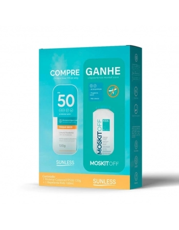 SUNLESS KIT PROT SOLAR FACIAL FPS50 60G + REPELENTE KIDS