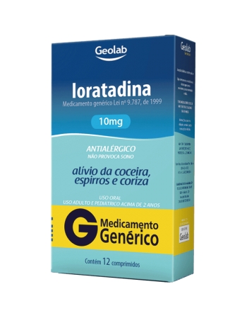 LORATADINA 10MG 12 CPR - GENÉRICO