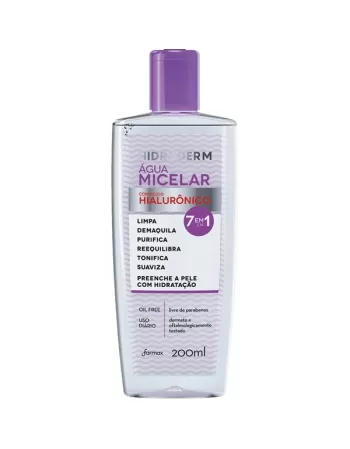 AGUA MICELAR HIALURONICO HIDRADERM 200 ML