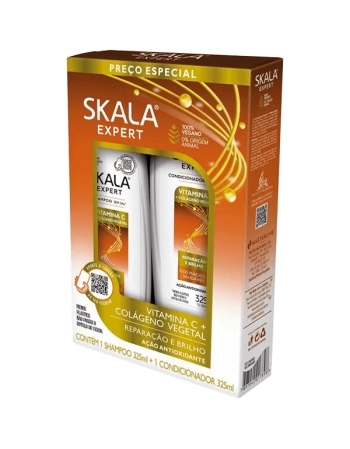 SKALA KIT SH+COND VIT C + COLAGENO VEGETAL 325 ML