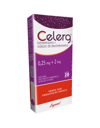 CELERG 0,25+2MG 20 CPR