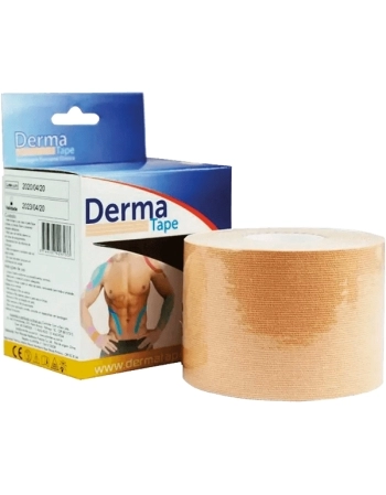 BANDAGEM ELASTICA DERMATAPE 5MX5CM BEGE