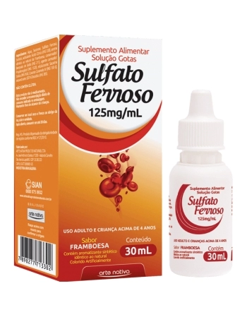 SULFATO FERROSO 125MG GOTAS 30ML
