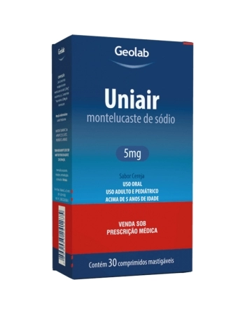 UNIAIR 5MG C/30 COMP MASTIGAVEIS